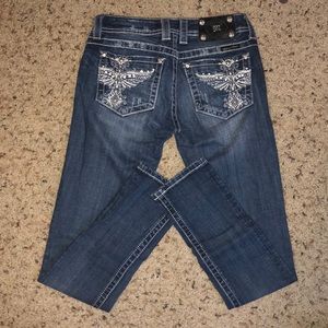 Like new, barely worn Miss Me skinny jeans